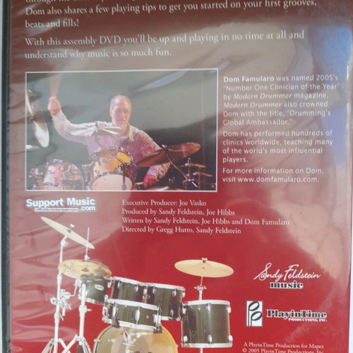 Dom Famularo How To Set-Up Your Mapex Drum Set DVD used