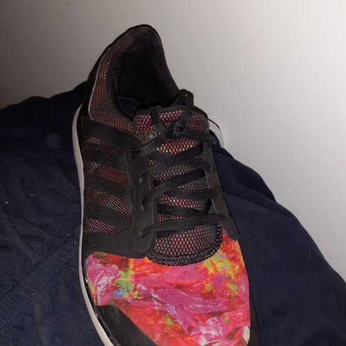 Adidas women's athletic shoes used, size 38 and 2/3, black
