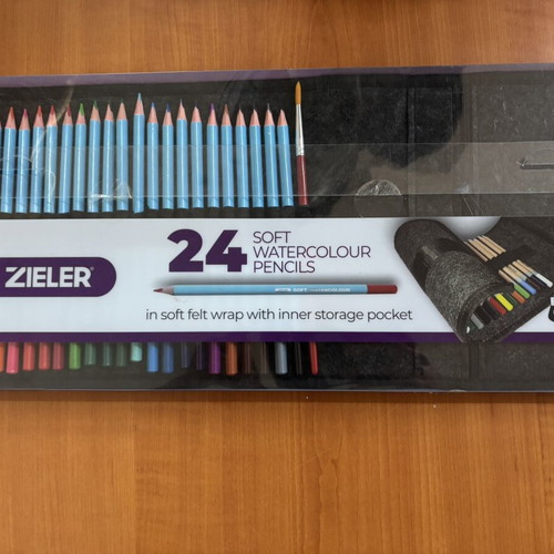 Zieler 24 soft watercolour pencils