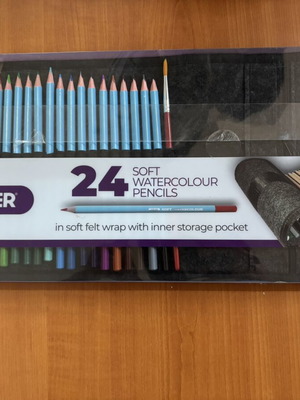 Zieler 24 soft watercolour pencils