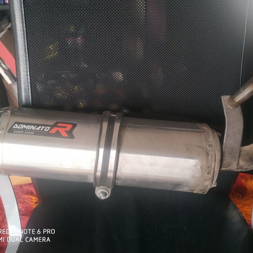 Dominator hp1 exhaust muffler used with db killer medium