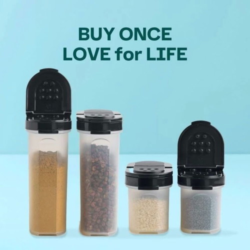 Tupperware spice containers set of 4, new