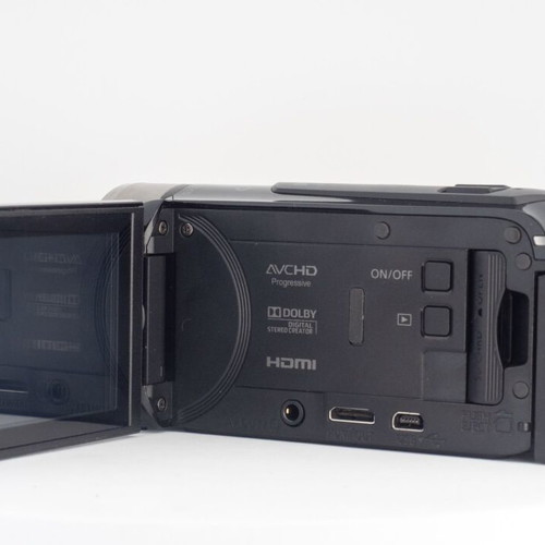 Canon HF R506 Full HD Camcorder used with 57x zoom and touchscreen