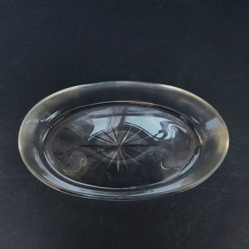 Crystal glass for jardiniere like new, French made, approx. 100 years old