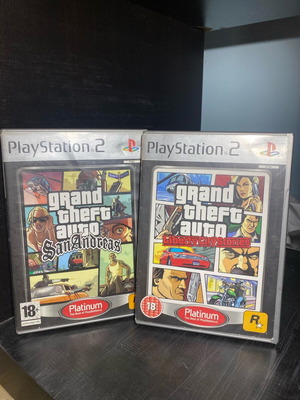 GTA San Andreas και Liberty City Stories PS2 μεταχειρισμένα