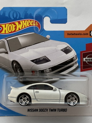 Nissan 300ZX Twin Turbo Hot Wheels αυτοκίνητο, λευκό