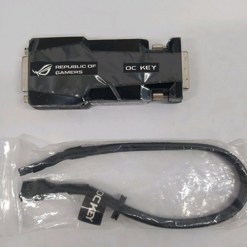 Asus ROG OC Key and Cable new, real-time overclocking device