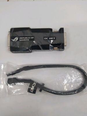Asus ROG OC Key and Cable new, real-time overclocking device