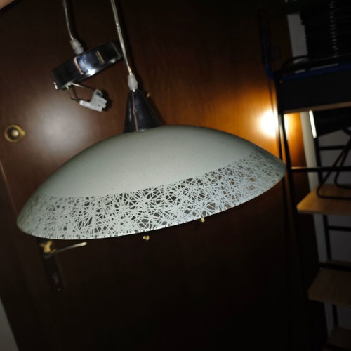 Ceiling light pendant white matte like new