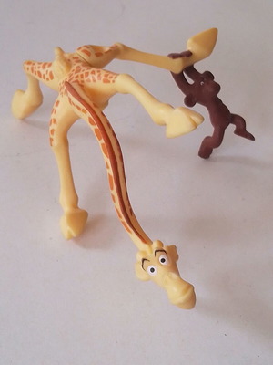 Phil & Melman Giraffe Madagascar 3 2012 figure used
