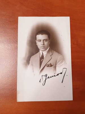 Φωτογραφία Πορτραίτο 1924 Κάιρο με Υπογραφή Δημητράς