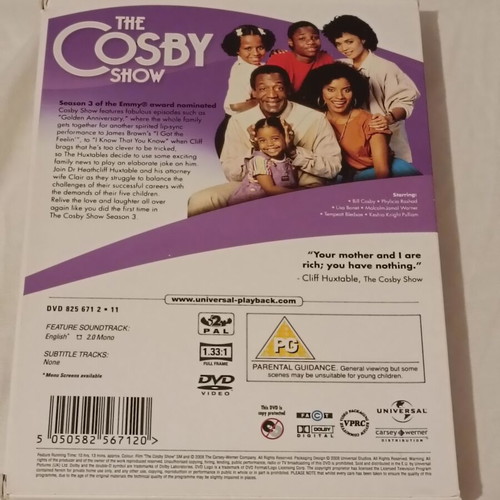 The Cosby Show Season 3 DVD box set