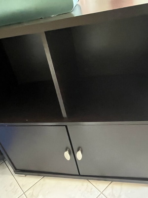 Buffet table like new, dark brown wood