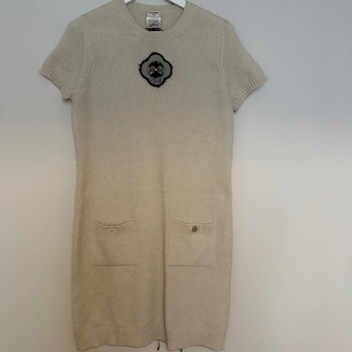 Chanel beige dress like new, authentic
