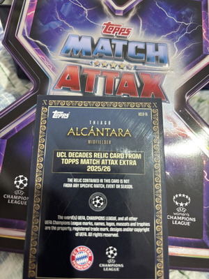 Κάρτα Thiago Alcantara Legend UCL Topps καινούργια