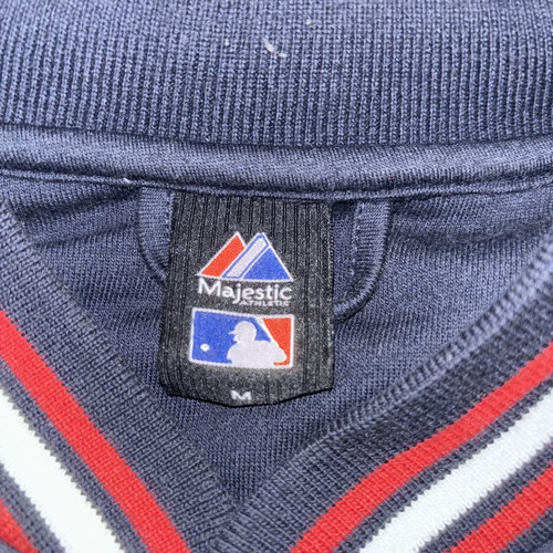 Majestic NY Yankees Varsity Jacket like new, size M, white and blue