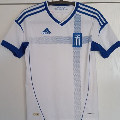 Greece National Football Jersey Euro 2012 Adidas Large like new