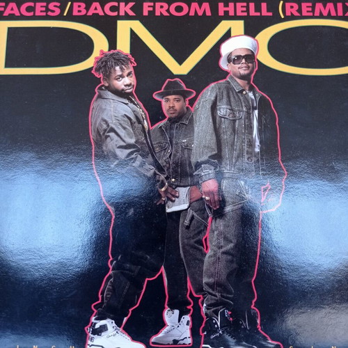 Run-D.M.C. Faces / Back From Hell Remix 12" vinyl single like new