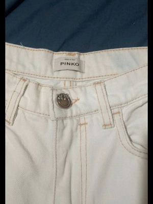 Pinko pants like new, white, size S