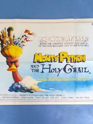 Sabaton & Monty Python poster used, double-sided, 76x55cm