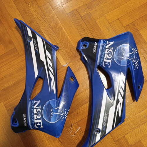 Yamaha WR 250F plastic parts used, blue/white, complete set