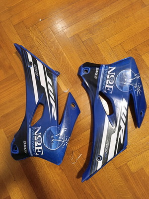 Yamaha WR 250F plastic parts used, blue/white, complete set
