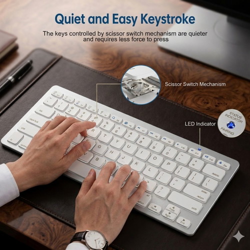 Πληκτρολόγιο Magic ασύρματο με ενσωματωμένο Bluetooth, καινούργιο