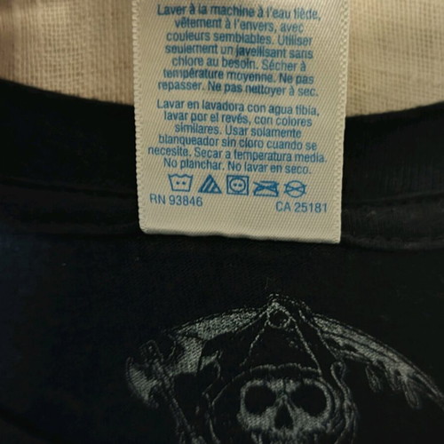 Sons of Anarchy long sleeve shirt size M like new