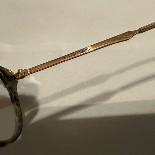 Vintage K+B eyeglasses Made in France with oversized tortoiseshell frame