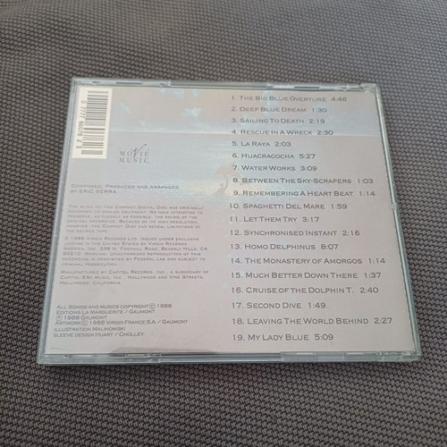 The Big Blue soundtrack CD, Eric Serra, ηλεκτρονική