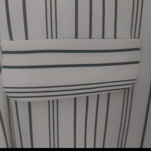 Striped black and white jacket new with tags