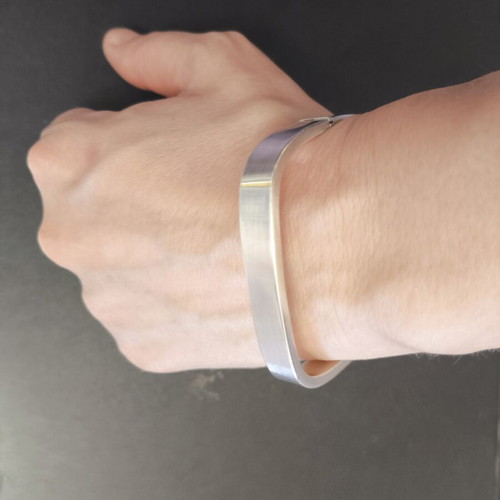 Silver 925 square bangle like new
