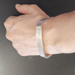 Silver 925 square bangle like new