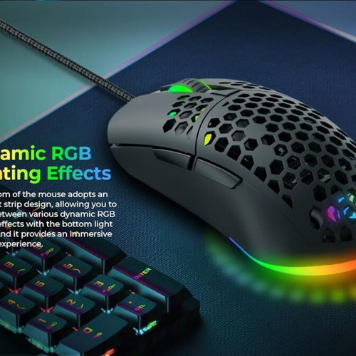 Havit MS1036 Wireless gaming mouse new, 7200 DPI, RGB, 7 buttons