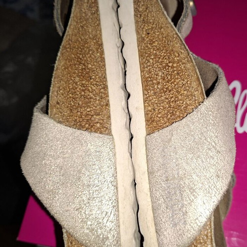 Παπούτσια Birkenstock πέδιλα μέγεθος 38 μεταχειρισμένα, μπεζ