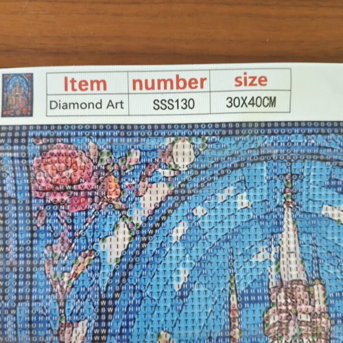 Diamond Painting Kit 30x40 Beauty and the Beast Castle new, sealed