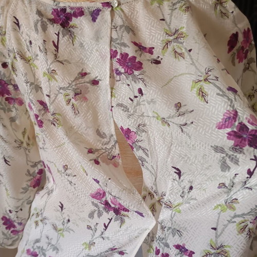 Massimo Dutti silk blouse new, size M, multicolor