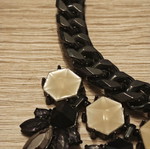 Chunky impressive anthracite necklace