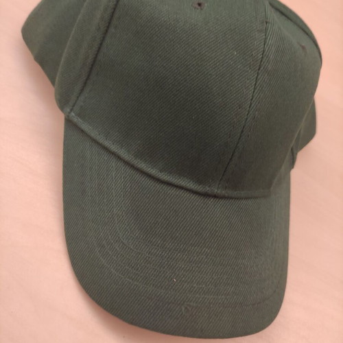 Hat green without inscriptions new