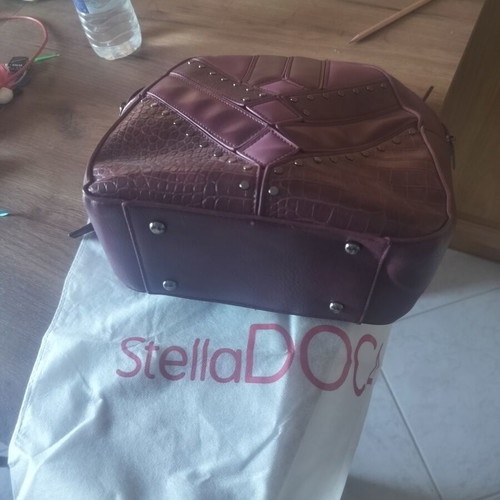 Doca Backpage backpack, burgundy
