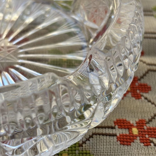 Vintage crystal ashtrays like new, set of 2