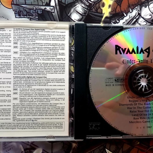 Running Wild Under Jolly Roger CD used, metal
