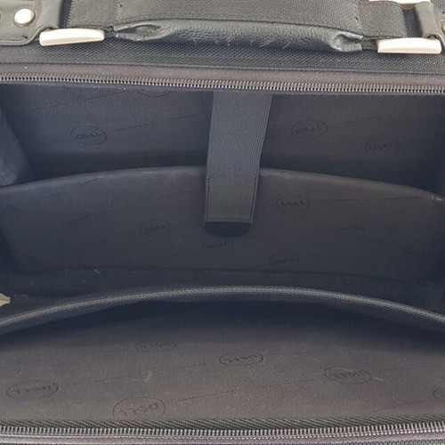 Dell shoulder laptop bag used, black