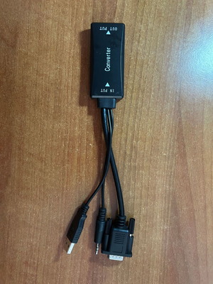 VGA and Audio to HDMI Converter Cable