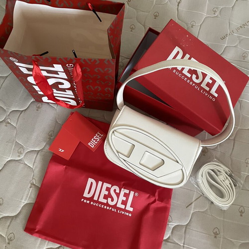 Diesel 1DR Shoulder Bag white, brand new