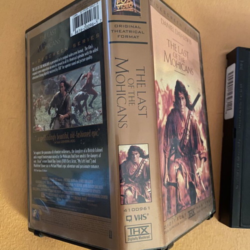 The Last of the Mohicans VHS tape like new, Widescreen NTSC