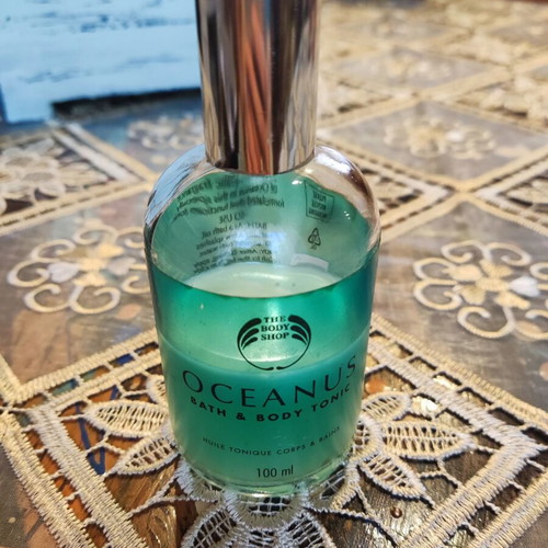 Oceanus Bath & Body Tonic 100 ml used, vintage scent