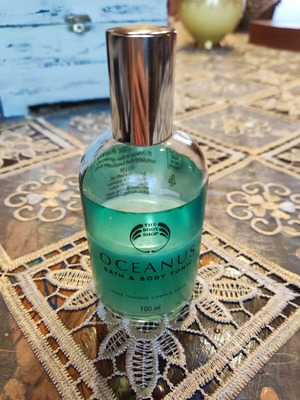 Oceanus Bath & Body Tonic 100 ml used, vintage scent