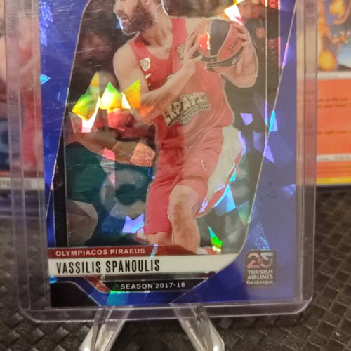 Vassilis Spanoulis Euroleague Prizm card