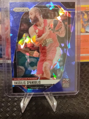 Vassilis Spanoulis Euroleague Prizm card